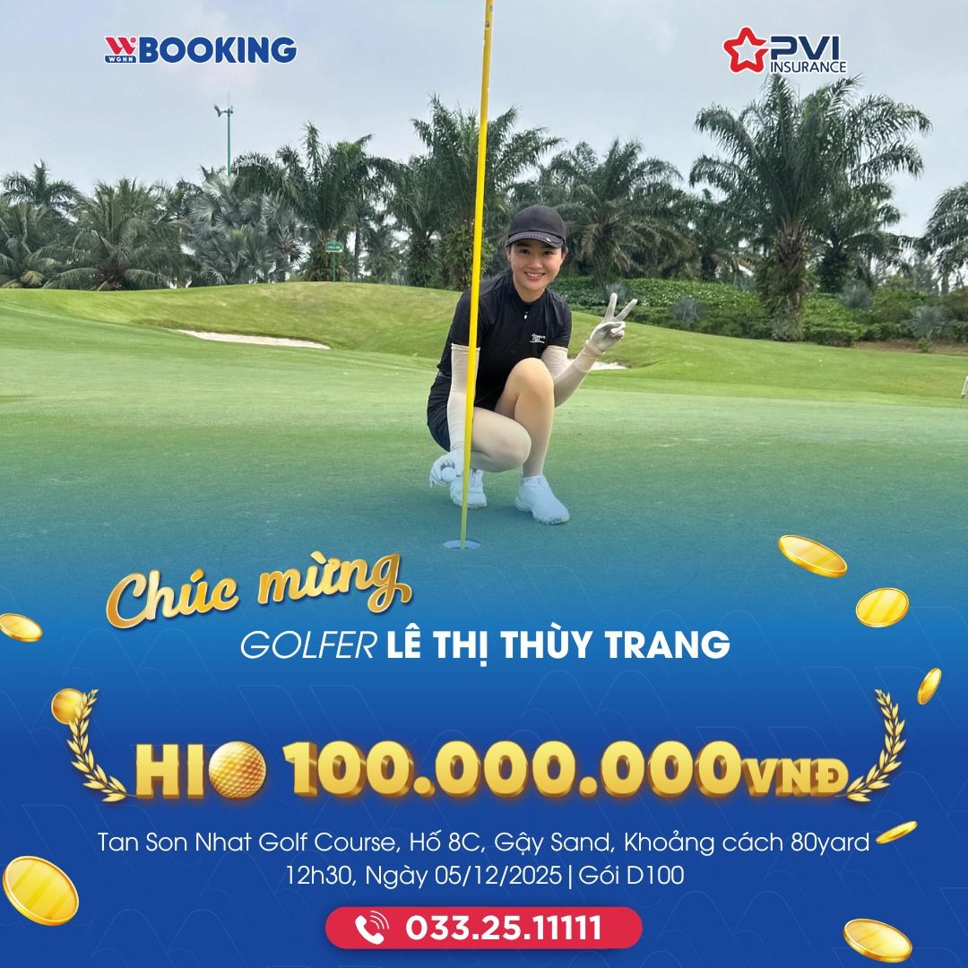 NỮ GOLFER KHAI MÀN HIO THÁNG CUỐI NĂM TẠI SÂN TÂN SƠN NHẤT