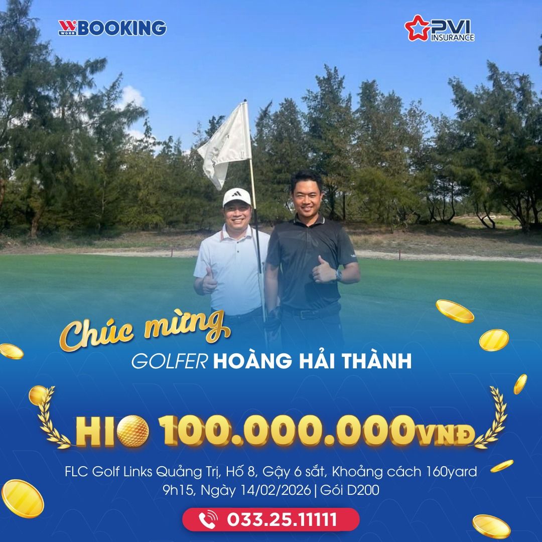 HIO 100 TRIỆU ĐẦY THUYẾT PHỤC CỦA GOLFER HOÀNG HẢI THÀNH