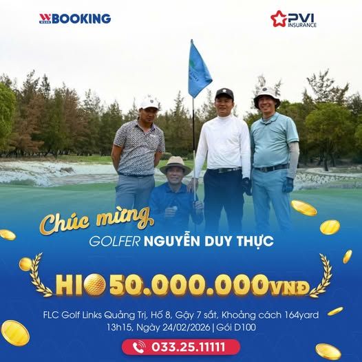 HIO GHI DẤU GOLFER NGUYỄN DUY THỰC