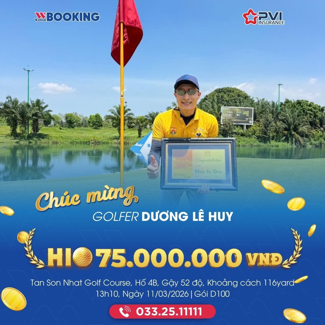 HOLE IN ONE RỰC RỠ TẠI OUTING KHAI XUÂN CLB GOLF HƯNG YÊN – MIỀN NAM