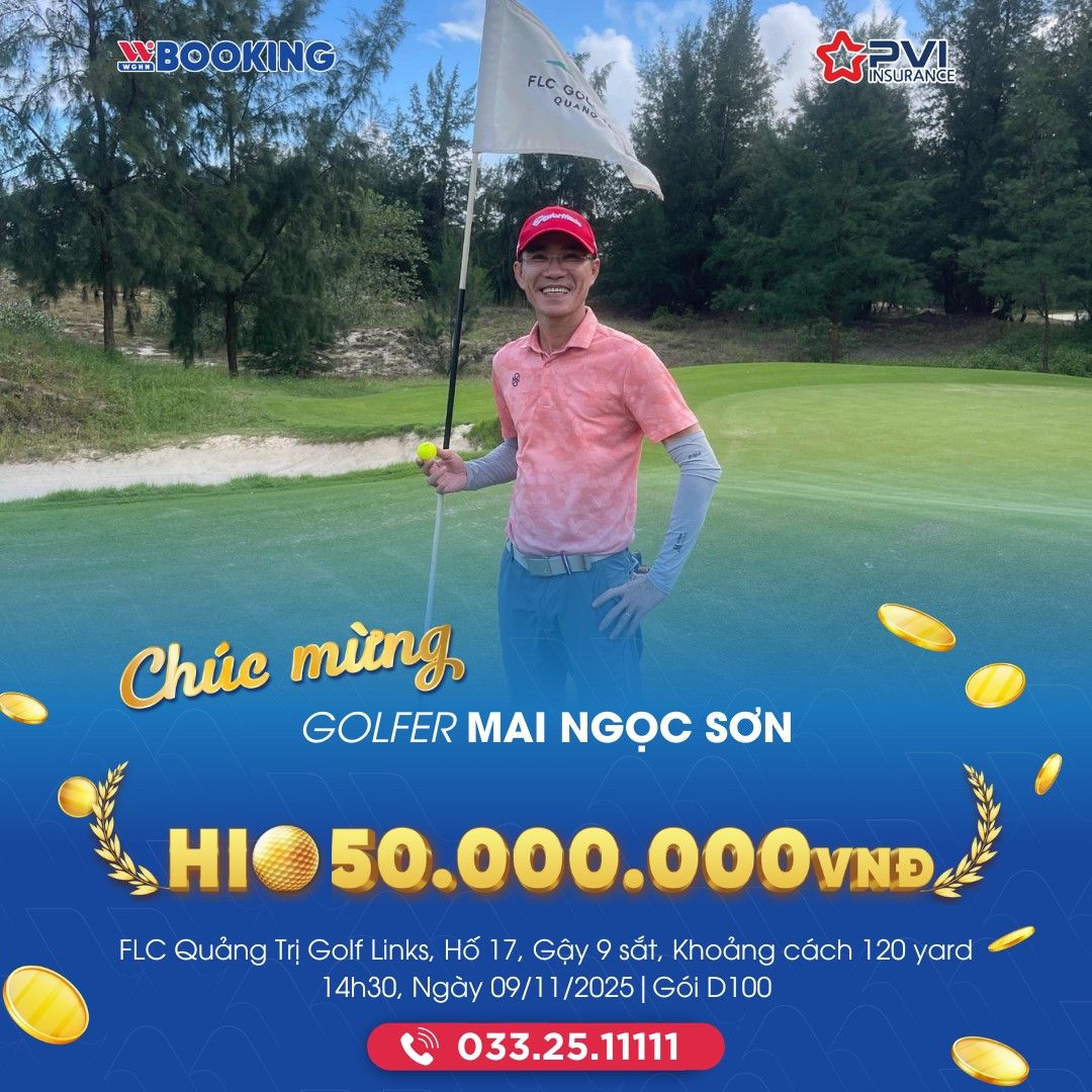 KHỞI ĐẦU THÁNG 11 RỰC RỠ – CHÚC MỪNG GOLFER MAI NGỌC SƠN VỚI CÚ HIO MỞ MÀN
